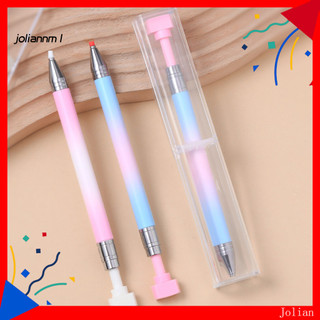 [JM] Dụng cụ nhặt bút chấm móng tay có hộp Dụng cụ nhặt kim cương giả cho Nail Art Diy – Bút sáp có thể đổ lại với đầu chấm có thể xoay được Dễ dàng lấy kim cương giả để làm móng tay