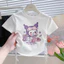 2026 Mẫu Mới My Melody Họa Tiết Hoạt Hình In Hình Bé Gái Dây Rút Tay Ngắn Thời Trang