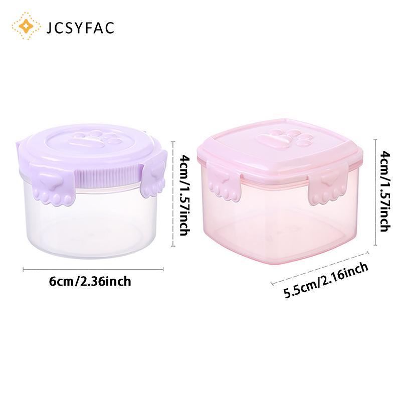 JCSYFAC 1 Chiếc Mini Nước Sốt Chai Gia Vị Hộp Salad Hộp Đựng Cho Thịt Nướng Ngoài Trời Bento Hộp Cơm Trưa Phụ Kiện Mới