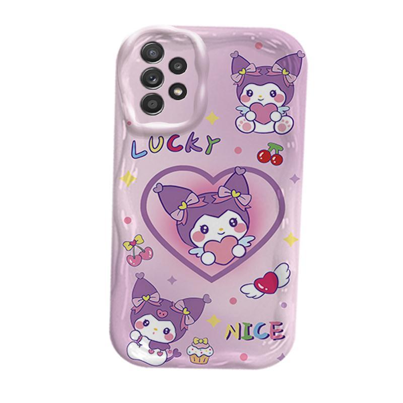 Ốp Silicon Hoạt Hình Cho Samsung A13 A23 A33 A32 A52 A52S 5G 3D TPU Mềm Sanrio Kuromi Cặp Đôi My Melody Vỏ Điện Thoại Chống Sốc