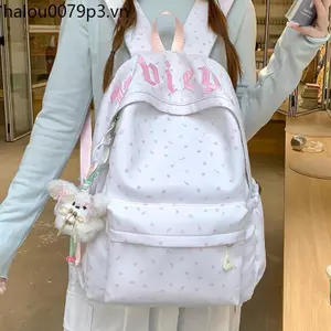 Phong Cách Hàn Quốc Schoolbag ins Niche Phong Cách Lười Nữ Học Sinh Trung Học Cơ Sở Không Phổ Biến Phong Cách Chống Va Chạm Cao Cấp