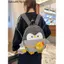 Ba Lô Hoạt Hình Dễ Thương Nữ 2025 Phong Cách Mới Mềm Mại Dễ Thương Chim Cánh Cụt Trẻ Em Du Lịch Nhẹ Ba Lô Thời Trang Đi Học Túi