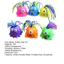 < Pluscloth > Đồ chơi ma quỷ kéo tóc với 6 âm thanh – Giảm căng thẳng Lo âu Fidget Tóc đầy màu sắc Đồ chơi ma quỷ trêu chọc bữa tiệc hoàn hảo ủng hộ cho trẻ em Người lớn Trẻ em Kéo tóc T