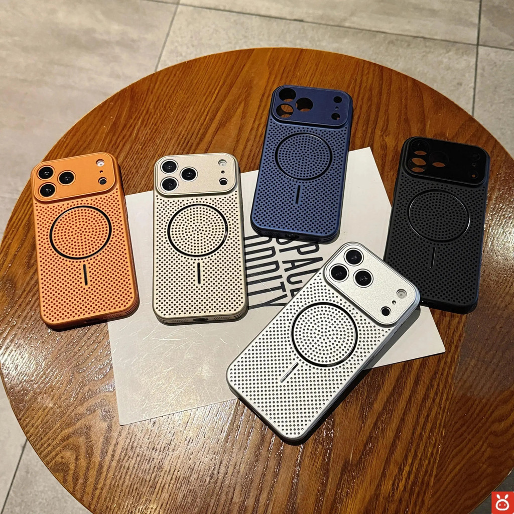 Ốp điện thoại từ tính JISU có chức năng truyền nhiệt cho iPhone 17 / 16 / 15 / 14 / 13 / 12 / 11 (Pro Max, Plus, Air), tương thích với iPhone 17 Siri, cửa sổ lớn nhỏ gọn và tinh tế de