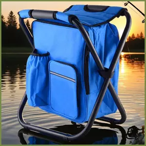 Ghế Camping Recliner Gấp Gọn, Túi Làm Mát và Ba Lô Tiện Lợi, Perfect for Outdoor Adventures or Home Use - Kouvn