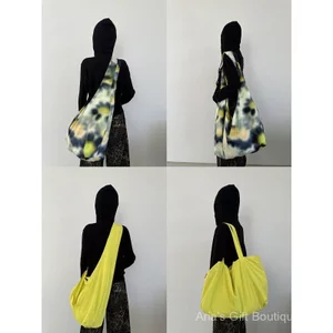 MYFUZZYKON VACATION SERIES Hazy Daisy In Túi Messenger dung tích lớn nhẹ đa chức năng
