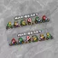 Super Mario Sáng Tạo Dễ Thương Trò Chơi Xe Hơi Miếng Dán Xe Máy Điện Xe Xước Bao Miếng Dán Chống Thấm Nước 26.3.26