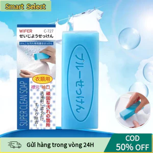 【COD】Xà phòng giặt cổ áo màu xanh nội địa Nhật Bản, chất liệu an toàn, tẩy sạch vết bẩn cứng đầu mà không hại vải.
