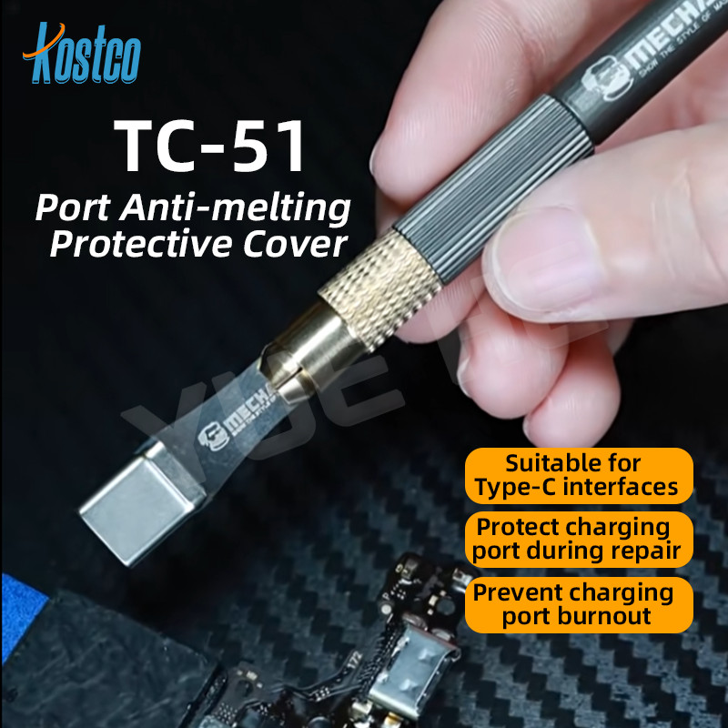 MECHANIC TC-51 Cổng Type-C Vỏ bảo vệ chống tan chảy cho điện thoại di động Đuôi cắm bảo trì Công cụ sửa chữa không lo lắng
