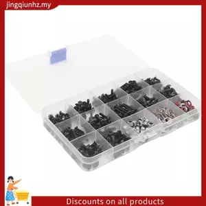 500 Chiếc Đa Năng RC Vít Bộ Phần Cứng Dây Buộc Bộ 1 / 8 1 / 10 1 / 12 1 / 16 Xe RC