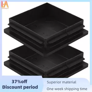 Mũ nhựa vuông 80mm x 80mm Ống chèn ống cuối cắm 2 miếng