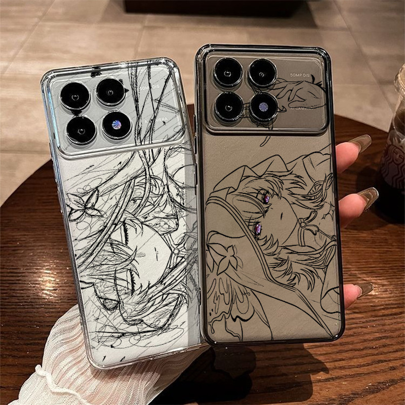 Dành Cho Poco X8 Pro X7 X6 F8 F7 Turbo 5 Max Turbo 4 Pro Mỏng Mềm TPU Gió hú Sóng "" The Shorekeeper "Vỏ Điện Thoại / Note 15 Pro / 14 / 13 Mi 15T 14T K90 K80 Vỏ Bảo Vệ Camera Redmi