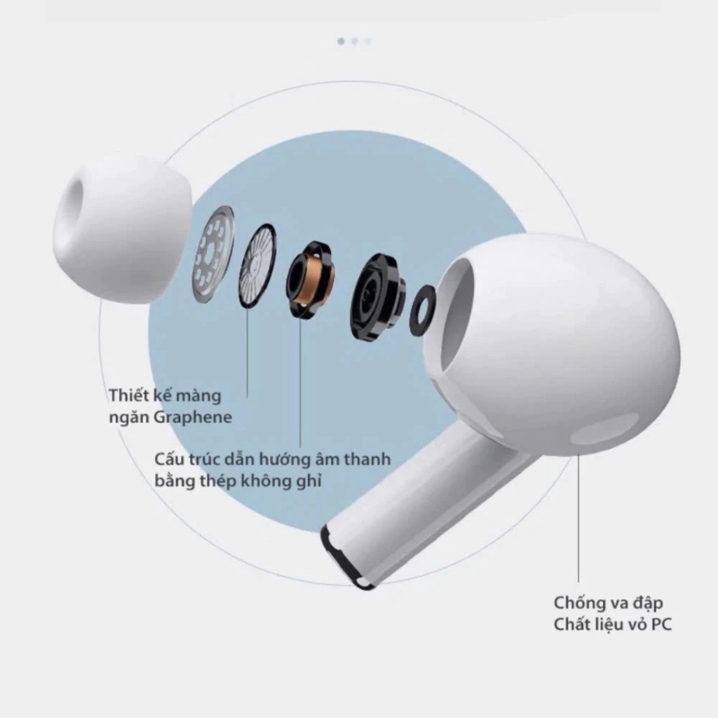 Tai Nghe Bluetooth AIPro 2 Fullbox Đầy Đủ Chức Năng Định Vị Đổi Tên Bảo Hành 6 tháng tặng kèm vỏ bọc