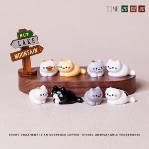 8 Chiếc Hoạt Hình Mới Mini Hạnh Phúc Cầm Tay Mèo Đồ Trang Trí Động Vật Hình Mèo May Mắn Mẫu May Mắn Giàu Có Nhà Để Bàn Xe Trang Trí Đồ Chơi