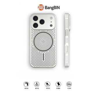 Giây cao cấp tản nhiệt cửa sổ lớn hút từ tính Vỏ điện thoại di động cho iPhone17 16 15 14 13 12 Pro Max Bảo vệ camera chống sốc chống rơi mặt sau cứng