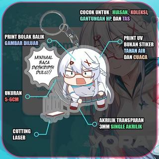 Gantungan Kunci Dream Journey Uma Musume, Keychain Anime Game