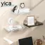 Kệ định tuyến treo YICA, Kệ treo tường nổi không khoan treo tường, Giá lưu trữ đa năng tiết kiệm không gian bằng thép không gỉ tại nhà