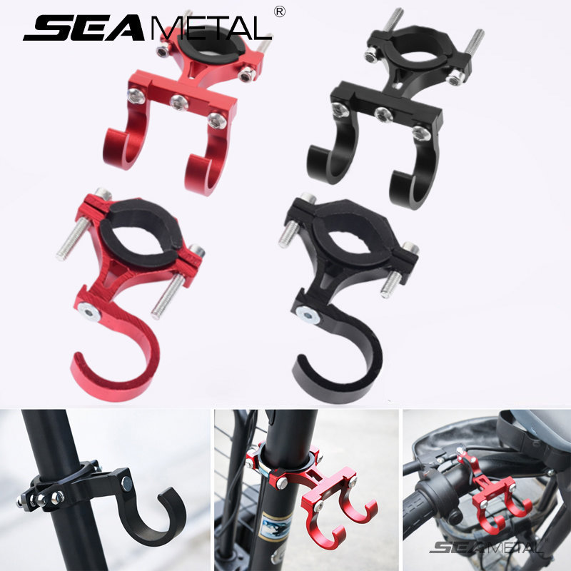 Móc treo đa năng SEAMETAL hợp kim nhôm cho xe máy, xe đạp; giá đỡ tay lái, kiểu đôi