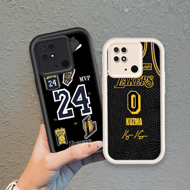 Ốp Lưng Cho Redmi 9C 10C 10A Hoạt Hình Silicon Điện Thoại Thông Minh Mềm TPU NO.0 24 Bóng Rổ Cậu Bé Kobe Thiên Thần Mắt Chống Sốc Ốp Lưng