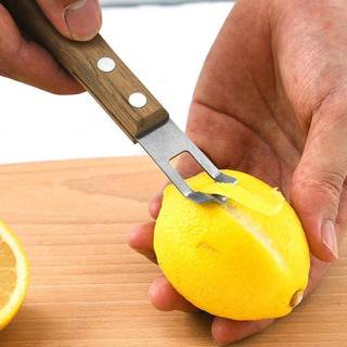 [Ktp] thép không gỉ chanh Peeler gọt dao với gỗ xử lý, chống gỉ công cụ nhà bếp
