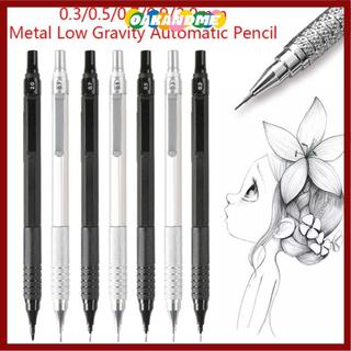 [Giao hàng từ Việt Nam] Bút chì cơ OAKANDME, Bút chì tự động 0,3 / 0,5 / 0,7 / 0,9 / 2.0mm bằng kim loại, Văn phòng phẩm chuyên nghiệp Tranh nghệ thuật phác thảo trọng lực thấp