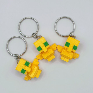 Móc Khóa Game Minecraft Totem Hồi Sinh (Totem of Undying) Phụ kiện treo balo