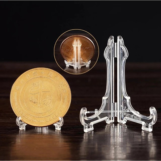 Novahome Giá đỡ trưng bày đĩa ảnh sách, kệ chân đế giá đỡ trưng bày huy hiệu, đồng xu thẻ tên