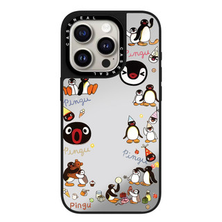 Ốp điện thoại trong suốt hình chim cánh cụt xung quanh thích hợp cho iPhone 17ProMax 17pro 17 air 16promax 16 15promax 15 14promax 13 13promax Ốp cứng chống rơi thời trang