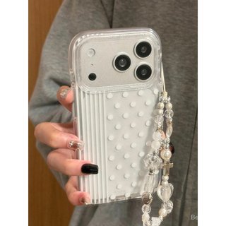 Ốp Điện Thoại Thích Hợp Cho iPhone ins Flash Chấm Bi Khâu Sọc iPhone17pro / 16 / 15 / 14 Ốp Điện Thoại 13 Đơn Giản 12 Thời Trang 11 Cao Cấp xr Bảo Vệ 353X