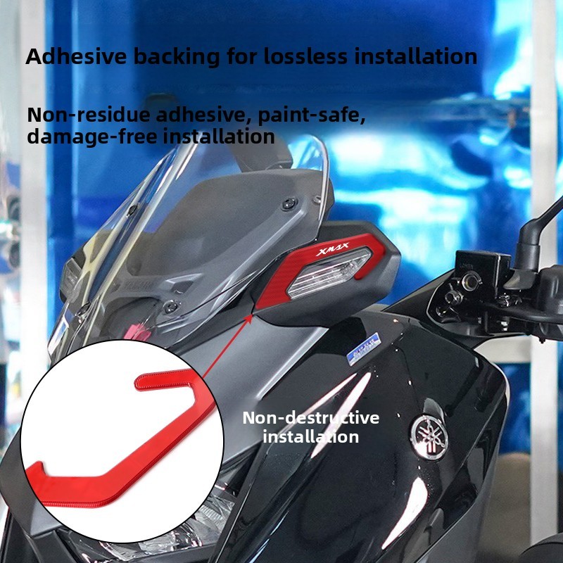 Dành Cho Xe Yamaha XMAX 300 2025 Mặt Trước Đèn Tín Hiệu Nắp CNC Khung Trang Trí Bảo Vệ