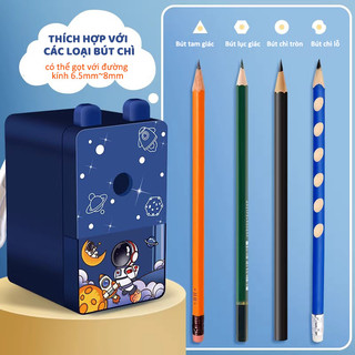 Gọt Bút Chì Mini Cute Hình Hoạt Hình – Chuốt Chì Nhỏ Gọn, Lưỡi Sắt Sắc Nét, Gọt Siêu Mịn Cho Bé Đi Học