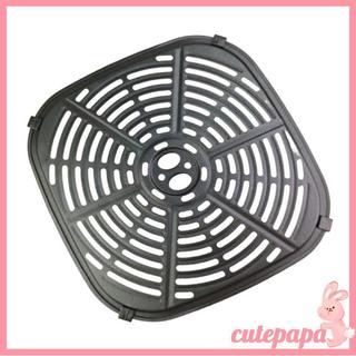 Cutep 6QT Kim Loại Nồi Chiên Không Khí Tấm Lót Kim Loại Lò Nướng Thảm Nấu Ăn An Toàn Thép Carbon Nồi Chiên Không Khí Tấm Lót Cho Nồi Chiên Không Khí