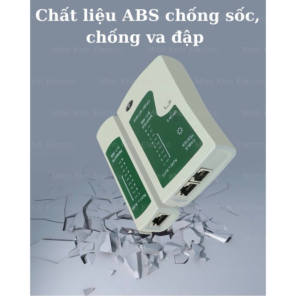 Hộp test mạng đa năng RJ11/45,hộp test mạng RJ11,hộp test lan đa năng,bộ test RJ45 kiểm tra dây mạng,hộp test mạng lan