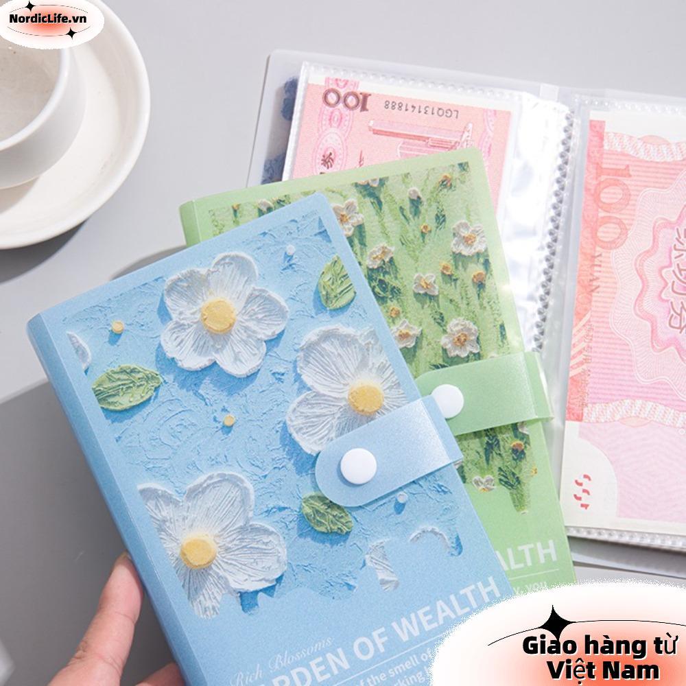 [Giao hàng từ Việt Nam] Thử thách tiết kiệm chất kết dính Mini NORDICLIFE, Thử thách tiết kiệm tiền 100 phong bì có thể tái sử dụng chống nước, Tranh sơn dầu tiết kiệm tiền Quà tặng chất kết dính ngân sách