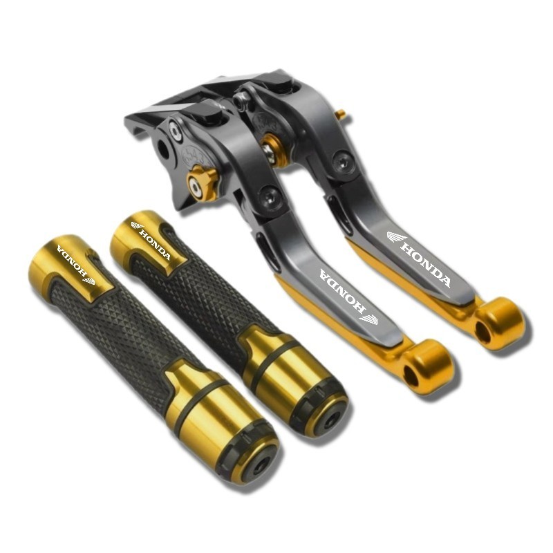 Dành Cho Xe HONDA GROM / MSX125 MONKEY125 Cần Phanh Có Thể Điều Chỉnh Tay Cầm Bộ Nhôm CNC
