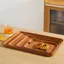 Khay Nhựa Vân Gỗ Decor Sang Trọng, Khay Đựng Đồ Ăn, Bánh Kẹo, Trái Cây, Cafe Chống Nước, Dễ Lau Chùi