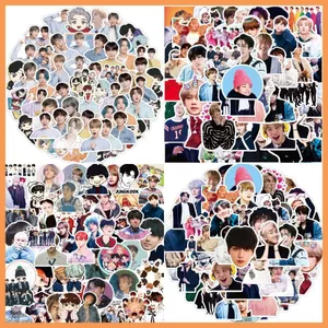 60 Chiếc BTS Hoạt Hình Graffiti Miếng Dán Trang Trí Quà Tặng Sinh Nhật gift