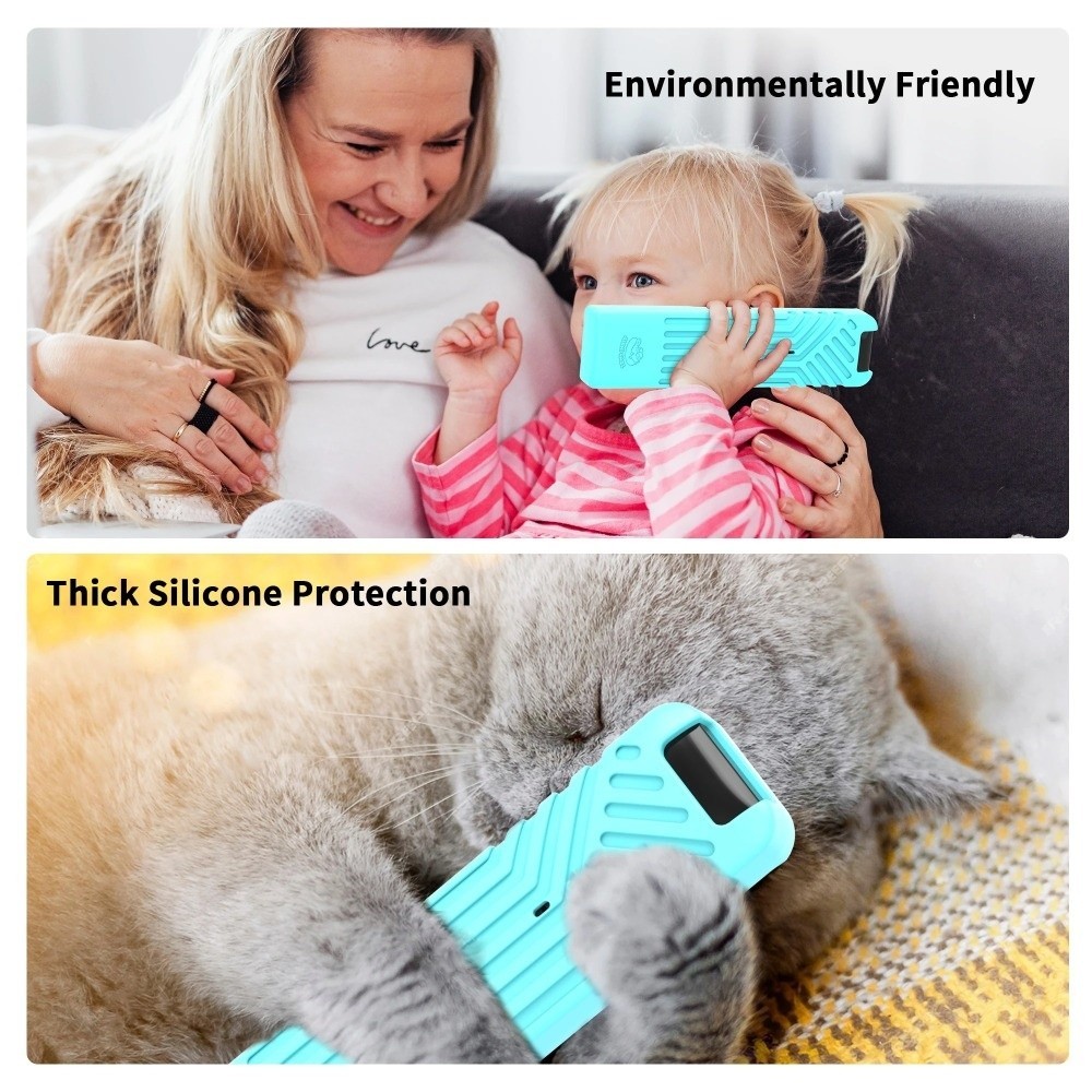 Vỏ bảo vệ từ xa CATIYAHA, Điều khiển từ xa bằng silicon chống sốc, có dây buộc Làm dày vỏ điều khiển từ xa chống trầy xước cho phụ kiện TV thông minh LG MR25GA