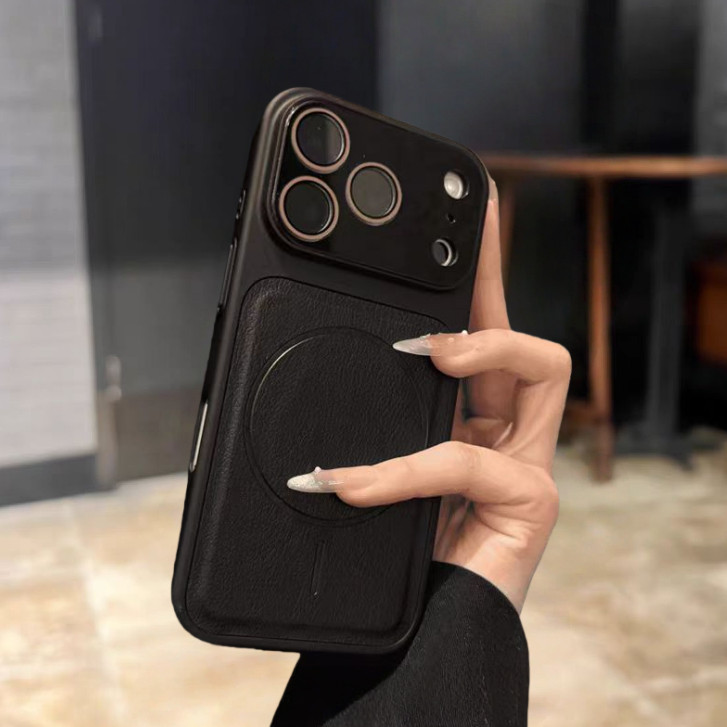 Có vỏ ống kính / vỏ cứng da tương thích với iPhone 13 pro max 14 pro max 15 pro max 16 pro max 17 pro max max