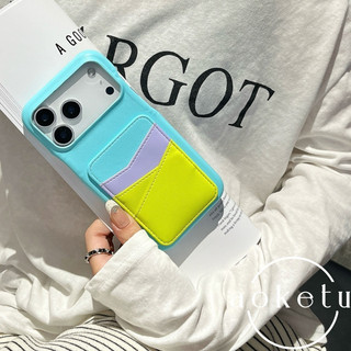 Gói thẻ tích hợp chặn màu da cừu ba vỏ điện thoại phù hợp cho iPhone 11 12 13 14 15 16 17 Pro Max bao gồm tất cả vỏ chống rơi