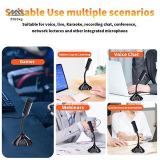 ELBBKG 3.5mm Laptop Micro USB Để Bàn Đứng Mic Có Giá Đỡ Cho Phòng Thu Phát Biểu Hát Chơi Game Phát Trực Tuyến Mới