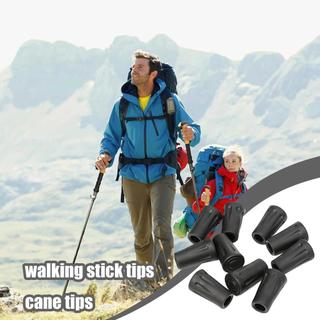 Tips for Walking Sticks 10-Piece Shock Absorbing Trekking Pole Feet Sleeve Replacement Outdoor Trekking Gear caeudeyvn