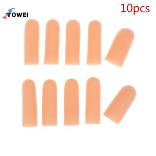 YOWEI 10 Cái / bộ Silicon Gel Ống Tay Băng Bảo Vệ Ngón Tay Giảm Đau Ngón Tay Cái Mũ VN