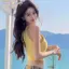Khung ảnh nữ ngọt ngào gợi cảm cho mùa hè, thiết kế halter không tay slim camisole