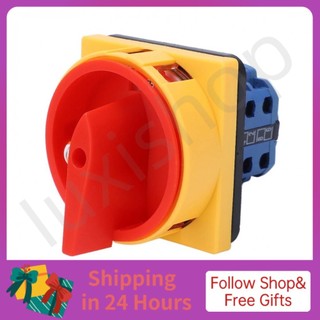Iuxishop Bộ chọn công tắc chuyển đổi cam Tắt nguồn AC 240V 440V 20A♡♡