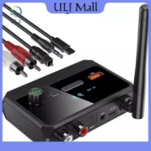 Bộ thu âm thanh ULJ 5.3 Hỗ trợ không dây Bộ chuyển đổi âm thanh đĩa U với AUX 3,5 mm RCA Optical Ja cho loa PC TV trên ô tô.