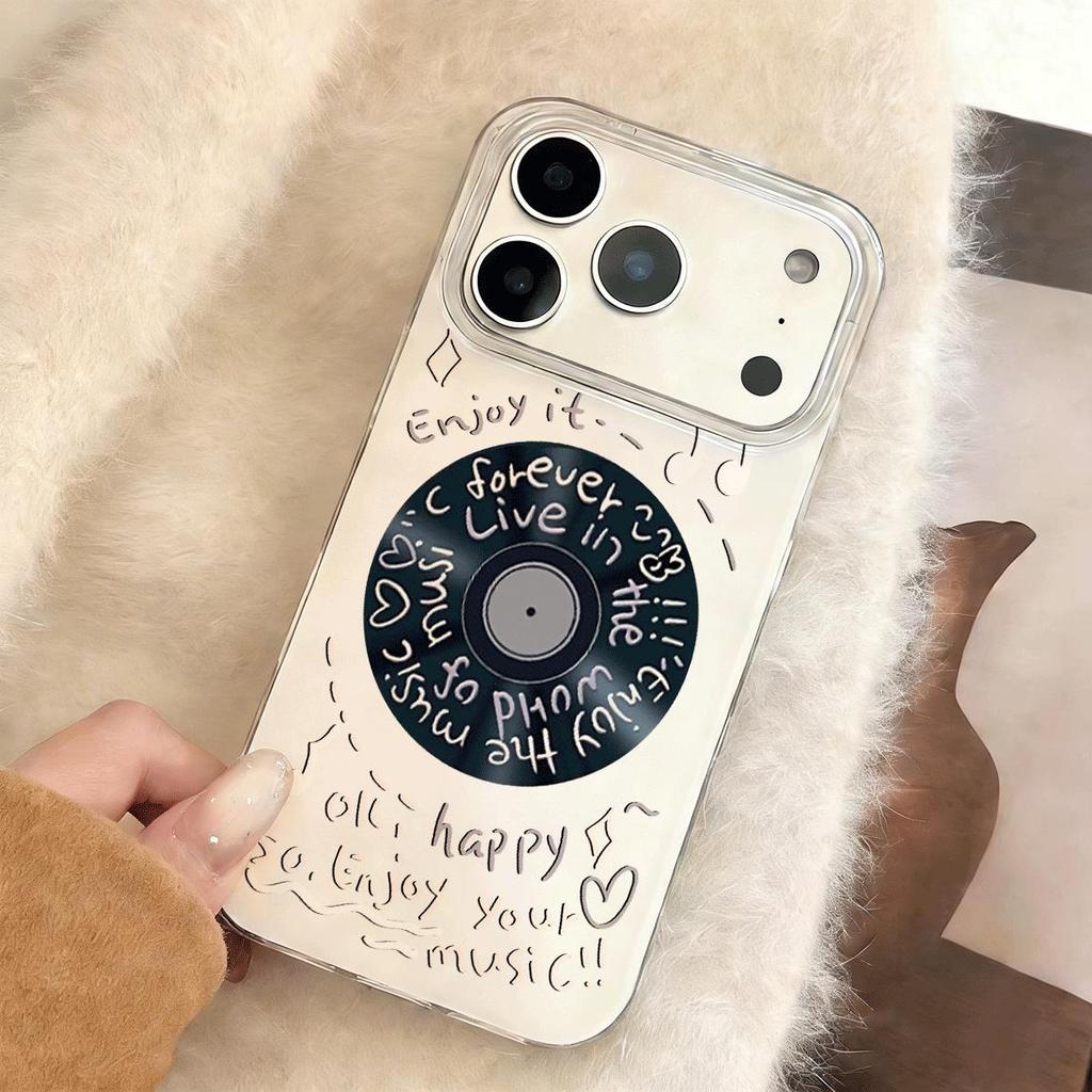 Màu đen Lotte cho 16 trường hợp iPhone 17Air Double Layer 14/13/11Pro