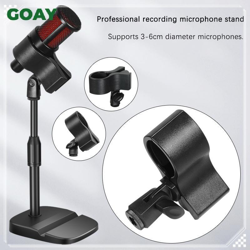 GOAY 1Pc Đa Năng Micro Lớn Cầm Tay Kẹp Giá Đỡ Với 3 / 8 Adapter Cho 3-6CM Mic Micro Mic Kẹp Đứng VN