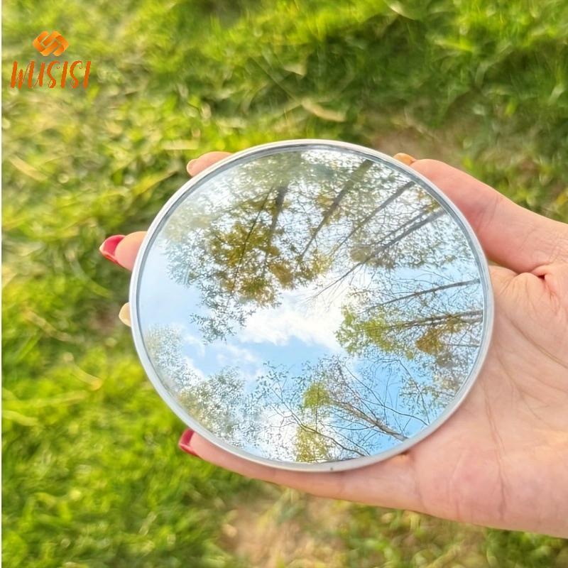 [WUSISI] Gương chiếu hậu hình tròn Mini cầm tay Trang điểm Selfie Đạo cụ chụp ảnh Ví Friendlypact để sử dụng mỹ phẩm ngoài trời MỚI