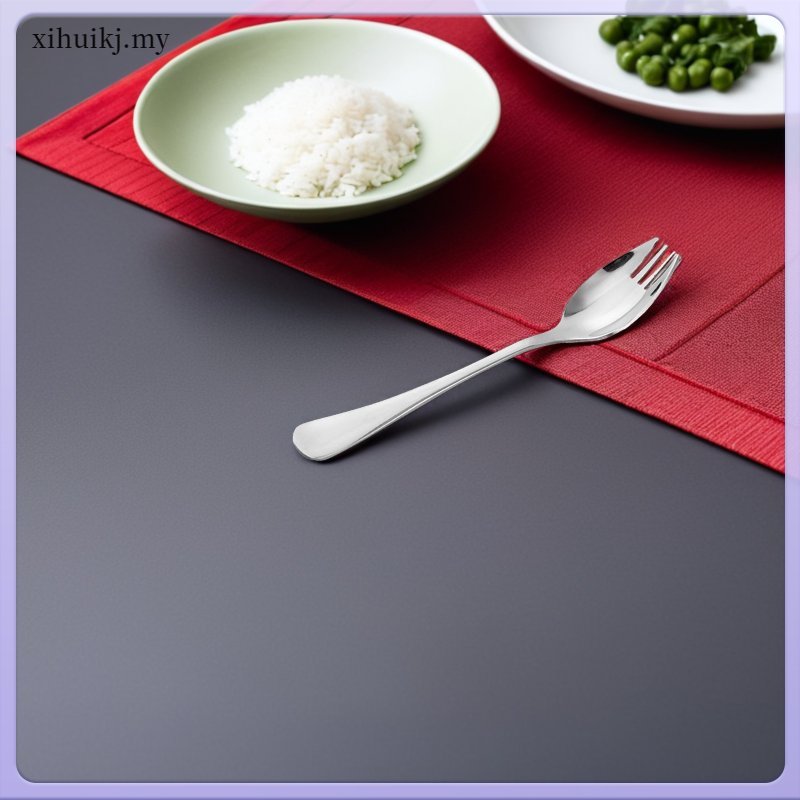 Salad Hike Thìa Và Nĩa Thìa Đo Bằng Thép Không Gỉ Sporks 18.50X3.00X1.50CM Bạc